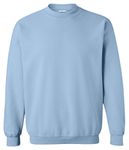 Gildan G180 Adult Sweatshirt - Light Blue - X-Large