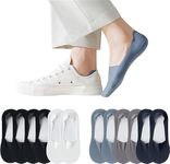 Shopping Shots Socks 5 Pairs of Trainer Socks Sports Socks Women Men Ankle Socks No Show Cotton Invisible Socks with Non-Slip Silicone