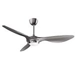 reiga 52-in Silver Ceiling Fan with