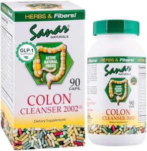 Sanar Naturals Colon Cleanser - for Weight Management Detox and Gut Health- Dietary Fiber, Herbal and Probiotics Blend, Digestive Support Supplement for Women & Men, 90 Capsules