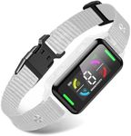 ZEASOYO Dog Bark Collar Automatic Shock Collar Rechargeable Anti-Bark Training Collar Multifunctional Waterproof Dog Stop Barker with 6 Safe Training Modes for Dog Weighing Over 8 Pounds (White)