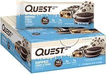 Quest Nutrition Bar 12x60g Dipped Cookies & Cream