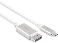 Moshi USB C to DisplayPort Cable 1.5m/5ft, Support 5K@60 Hz, 4K HDR, VESA Certified, Aluminum Housing, Thunderbolt 3 Compatible (Ensure Monitors Accept DisplayPort Signal)