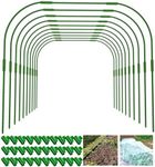 10 x Plant Tunnels, 82 x 82 cm, Garden Tunnel Arches, Polytunnel Arches for Raised Bed, Rustproof, Durable, Free for Cover, Cold Frame, Raised Bed, Vegetable Bed, Sturdy, Durable and Rust-Free