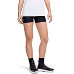 Under Armour Women's Team Shorty 3, Black (001)/White, Small