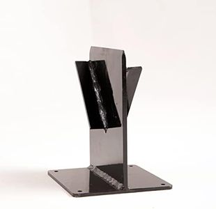 Hi Flame Firewood Kindling Splitter for Wood Stove Fireplace and Fire Pits Wood Splitting Wedge Manual Log Splitter Wedge (Black)