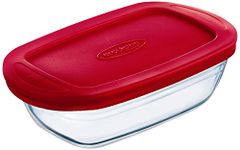 OCUISINE Cook & Store Container Rectangular 0,35 litros red