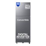 Samsung 236 L, 3 Star, Convertible, Digital Inverter Frost Free Double Door Refrigerator (RT40H28U3THL, Silver, Refined Inox, 2026 Model)