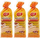 Gastone Lago: " Savoiardi" Ladyfingers (in British English Sponge Fingers) * 14.10 Ounce (400gr) Packages (Pack of 3) * [ Italian Import ]