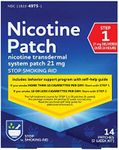 Rite Aid Nicotine Patches - Step 1 | 21 mg - 14 Count | Quit Smoking Patches | Smoking Aid to Help Quit Smoking | Nicotine Transdermal System Patch