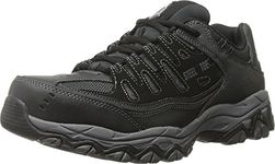 Skechers for casual steel toe work sneaker,Black/Charcoal,13 M US