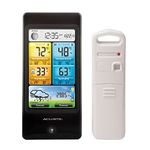 AcuRite 02016 Color Weather Station with Forecast/Temperature/Humidity, Black