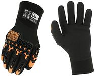 Mechanix Wear: Nitrile Coated SpeedKnit M-Pact Heavy Duty Thermal Work Gloves - Touch Capable, D3O Technology,Insulated, High Abrasion Resistant (Black, XX-Large)