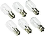 8206232A Microwave Oven Light Bulbs,6 Pack 40w 125v E17 Under Hood Microwave Oven Light Replacement Parts,Exact Fit for Whirlpool Maytag Microwaves - Lava Lamp Salt Bulbs