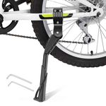 Cyfie Side Bike Kickstand for 24 26 27 27.5 28 29 Inch Wheel Rear Bicycle Adjustable Aluminum Alloy Mountain Bike Kickstands for 24-29 Inch Adult Road Bike Kick Stands