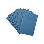 Rhino A4 Exercise Books, 64 Page / 10mm Squared Paper Notebook, 10 Pack, Office & School Stationery Supplies, Light Blue