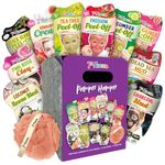 7th Heaven Pamper Hamper Gift Set - Contains a Variety of Peel-Off and Mud Face Masks, Hair Rescue Masque, and Exfoliating Body Puff