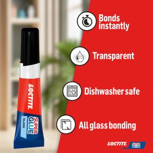 Loctite Glass Glue 3g – Clear Strong Bond Adhesive