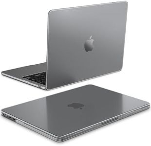 Fintie Funda para MacBook Air M3 de13,6 Pulgadas y M2 (Liberación 2024-2022) A3113 A2681, [100% Equivalente al Color Oficial] Premium Ultrafina Mate Carcasa Protectora - Gris Espacio