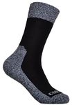 2 Pairs of Wool Coolmax Walking socks Ladies/ Medium 4-7 Black