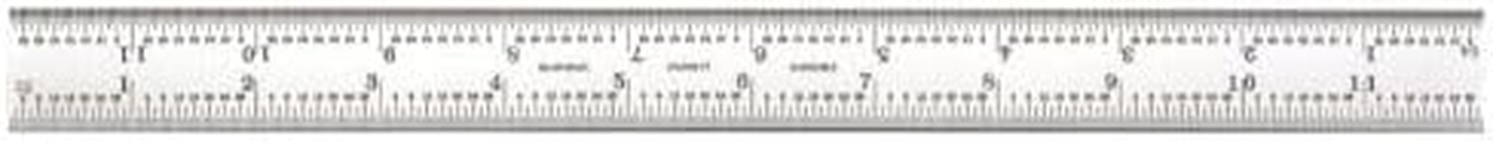 Starrett Blade Only for Combination Squares, Sets and Bevel Protractors - Ideal for Woodworking and Metalworking - 18" Length, Satin Chrome Finish, 4R Graduation - CB18-4R