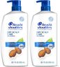 Head & Shoulders Shampoo, Daily-Use Anti-Dandruff Paraben Free Treatment, Dry Scalp Care with Almond Oil, 32.1 fl oz, Twin Pack