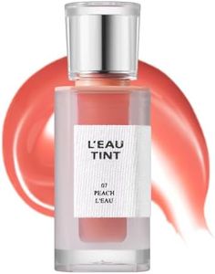 BBIA L’EAU Tint – Glossy & Glow Lip Stain, Watery Lip Tint, Non-Sticky, High Shine Finish, Long-lasting, Moisturizing, Lightweight, Natural, Daily Use, Vegan, Korean Lip Makeup (07 PEACH L'EAU)