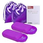 Menstrual Cups, 2 Menstrual Disc Moon-Cup Period Cup Moon Cups for Periods Period Cups for Women Conception Cup Tampon Ob Pad & Cup Alternative Medical Grade Silicone Small & Large Sizes (Purple)