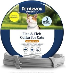 PetArmor Extend Flea & Tick Treatment & Prevention Collar for Cats, 8 Months of Protection, 2 Count