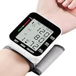 Blood Pressure Monitor Wrist Automatic BP Monitor Voice 2X99 Readings Large LCD Display Blood Pressure Cuff Blood Pressure Monitors for Home Use with Carrying Case
