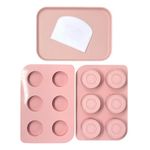 The Original CakePuck Mold Set in Pink, BPA Free Silicone Mold for Chocolate/Candy Covered Dessert Molds, Cakepop Alternatives, Chocolate Covered Oreo, or Cake by Benty Cakes