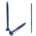 BCP Fasteners BCP482 100 Qty 3/16" x 2-1/4" Flat Head Phillips Diamond Tip Concrete Screws to Anchor Masonry, Block and Brick (BCP482)