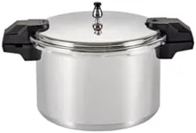 Mirro 92116 Polished Aluminum 5 / 10 / 15-PSI Pressure Cooker / Canner Cookware, 16-Quart, Silver