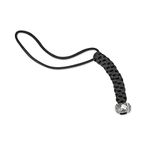 Spyderco Pewter Bead Spyderco Bug and Lanyard, Silver/Black