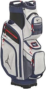 Mizuno BR-D4C Cart Bag, Heathered Grey-Navy
