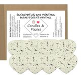 Eucalyptus and Menthol Extra Large (4.35 oz) Shower Steamers - Can Last Approximately 24 Showers - Handmade in Canada with Pure Essential Oil - 8 Count