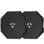 Vinyl Siding Mounting Blocks, Siding Mounting Kit, 130110006001 Mounting Block, Siding Mounting Plate for 1/2 inch Lap Double and 4 inch Height Siding, Black, 2 Pack