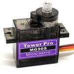 Electrobot MG90S 9g Metal Gear Micro Tower Pro Servo for RC Vehicle Helicopter Boat Car Models