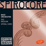 Thomastik-Infeld S42W Spirocore Bass Strings, Complete Set, Weich (Light), 4/4 Size, Orchestral Tuning