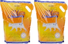 Pettex Silica Cat Litter Granules, 7.6L, clear (Pack of 2)