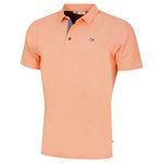 Calvin Klein Mens Prep Campus Golf Polo Shirt - Orange - L