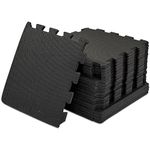 MATANA - 20 Interlocking Foam Floor Mats for Home Gym, Exercise, Hot Tub or Pool, Kids Play Room, Non-Slip Waterproof EVA Floor Tiles - 30 x 30cm (1.8 m² / 19.3 sq ft)