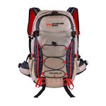 Adventure Worx 45 Litres Xplore Rucksack For Hiking/Travel|Laptop Bag For Men|For College|Casual Backpacks For Overnight Travel|Trekking Backpack|Shoulder Bag For Men|Available In Oak - Multicolor