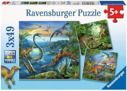 Ravensburger - Dinosaur Fascination Puzzle 3x49 Pieces