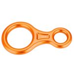 Rappel Gear Downhill Equipment, 35KN Figure 8 Descender Rescue Figure Climbing Safety Descender Rappel Ring Rock Climbing for Rappelling Climbing Downhill Rescue