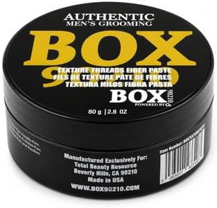 Texture Threads Fiber Paste – Extreme Hair Texturizer for Men, Strong Hold, Sculpting, Defining, Molding, Piecing & Spiking, Adds Structure & Texture, 80g, by BOX90210