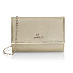 Lavie Women's Small Framed Foldover Clutch | Detachable Chain Sling Strap | Ladies Purse Wallet