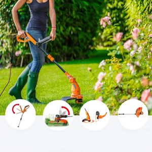 WORX Electric Grass Trimmer 550W 30cm – Corded Line Strimmer