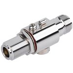 Lightning Arrestor N Type Female to Female Frequency 0-6 GHz 50 ohm, 90V Gas Discharge Tube,Lightning Protection Arrestor