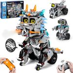 Sillbird Technic Robot Building Toys, 3in1 Dragon/Robot/Motorcycle Building Set, Remote & APP Control Rechargeable STEM Toys, Creative Gifts for Boys Girls Aged 8-12 (646PCS)